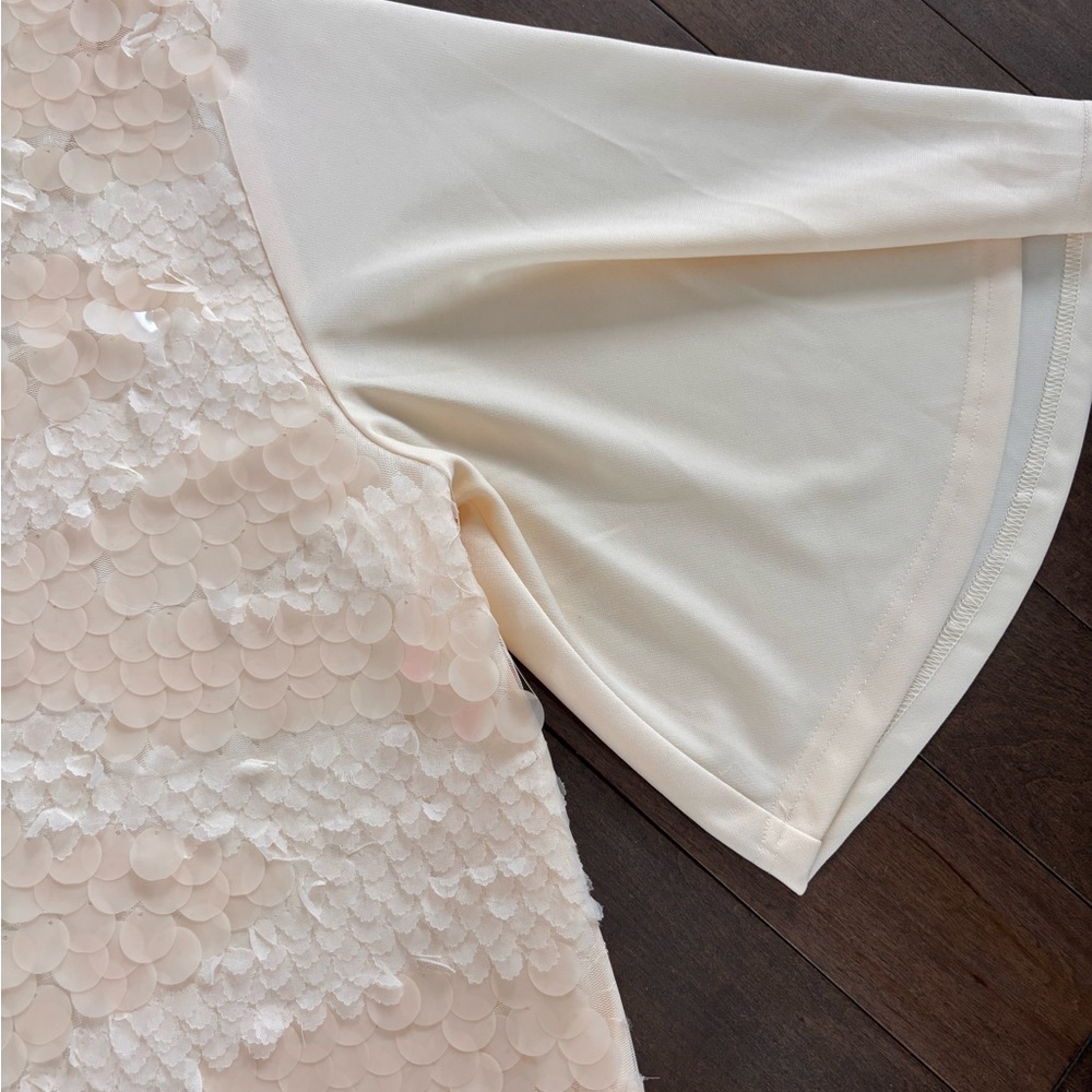 Gracia Cream Sequin Blouse - Picture 6 of 13